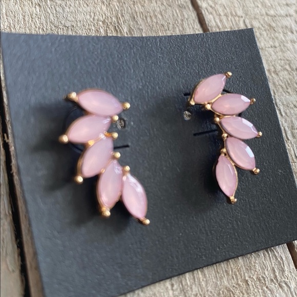 NWOT SHEIN pink stone earrings - Picture 6 of 10